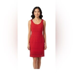 My Michelle Vibrant Red Midi Dress
